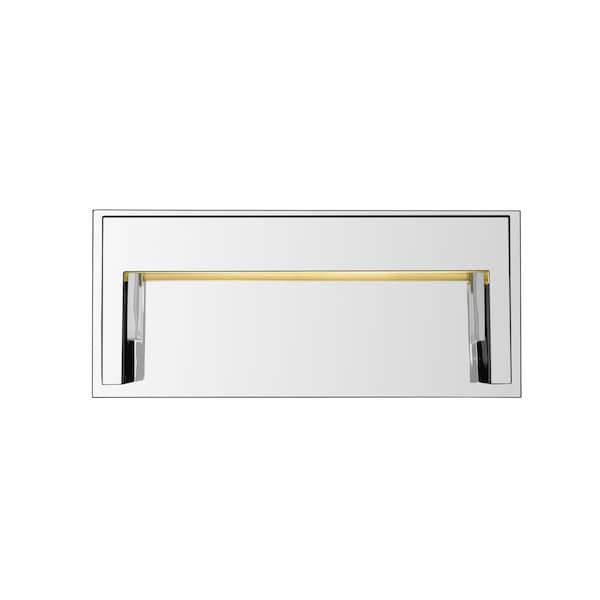 Linc 1 Light Wall Sconce, Chrome & Frosted